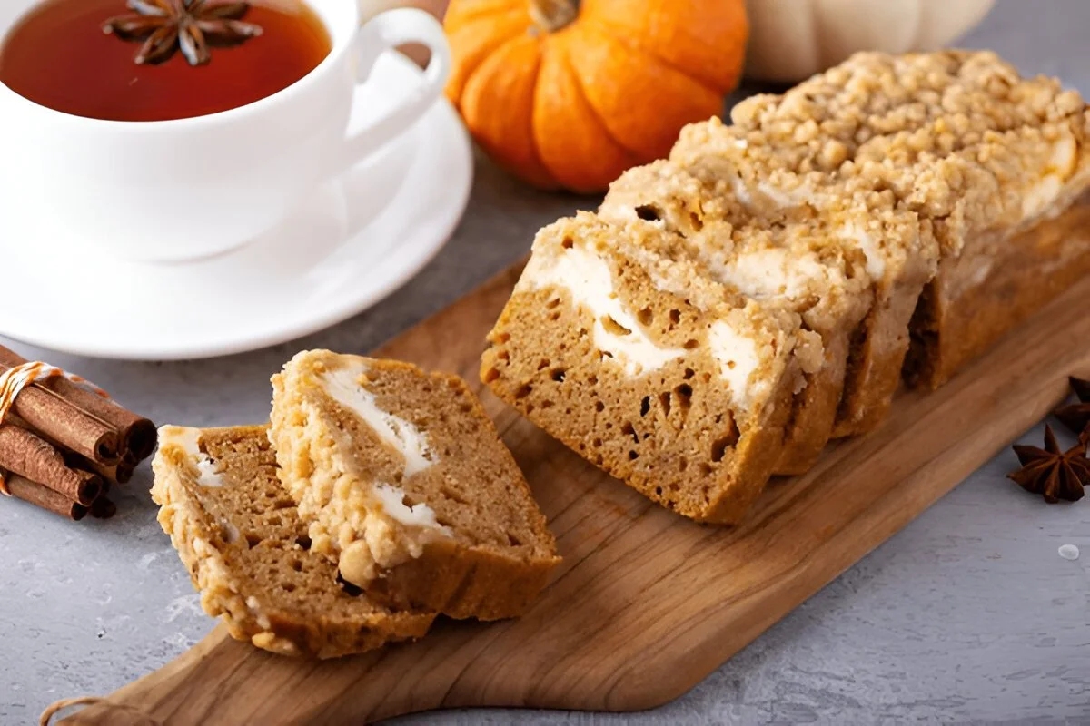 Pumpkin Bread with Cream Cheese Recipe